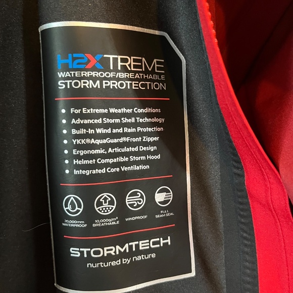 Brand New Red Stormtech Vertex Stormshell Shell Jacket Outdoor Adventure - Picture 4 of 6